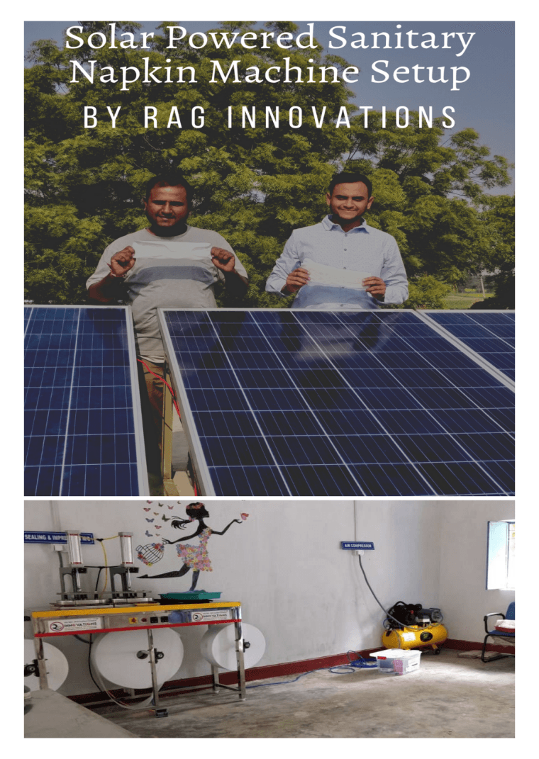 Solar Based Sanitary Napkin Machine