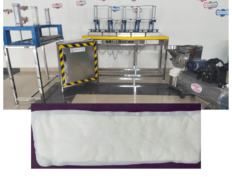 Maternity Pad Machine Set-up