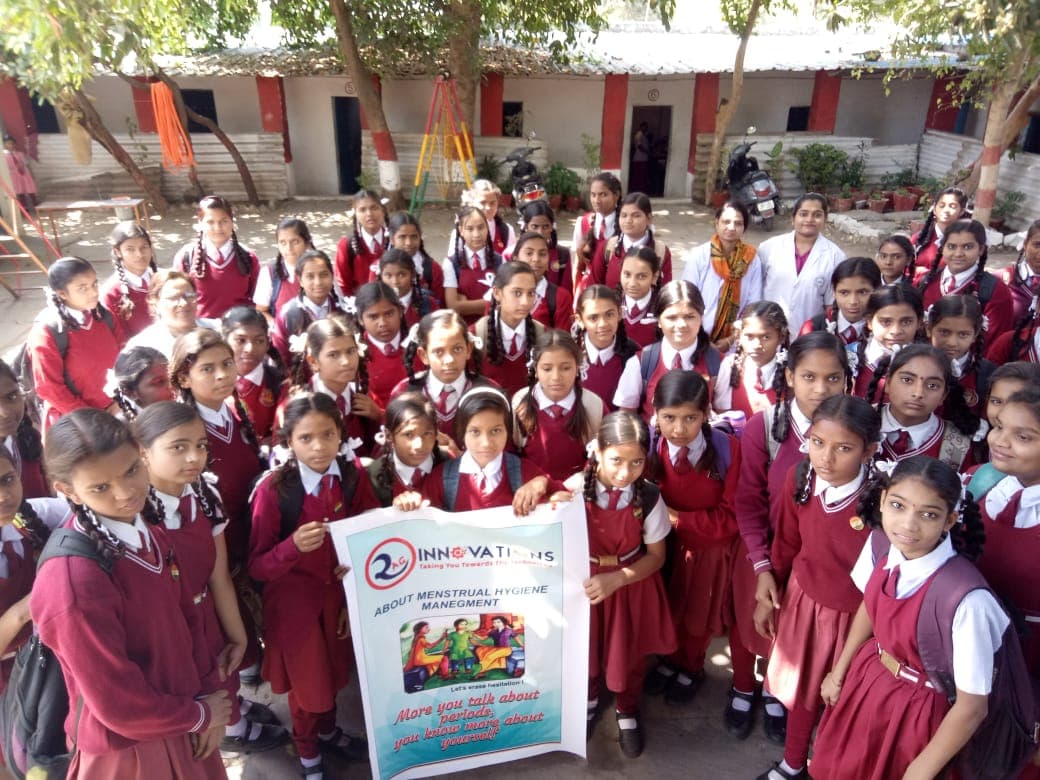 Awareness camp at a government school, Madhya Pradesh